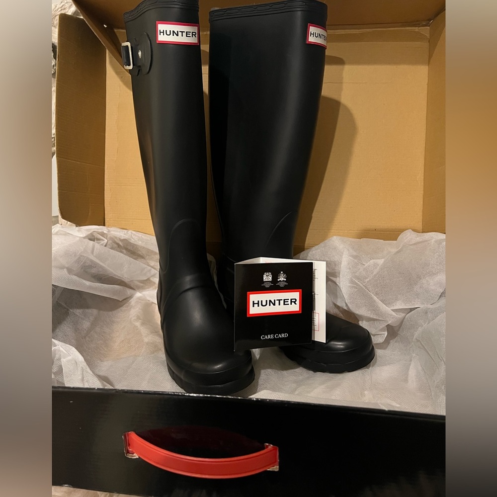 Hunter original tall rain boots